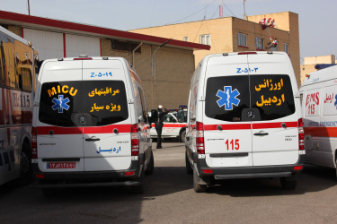 احیای موفق نوزاد ۱۳ ماهه دچار ایست قلبی – تنفسی در اردبیل توسط کارشناسان اورژانس ۱۱۵